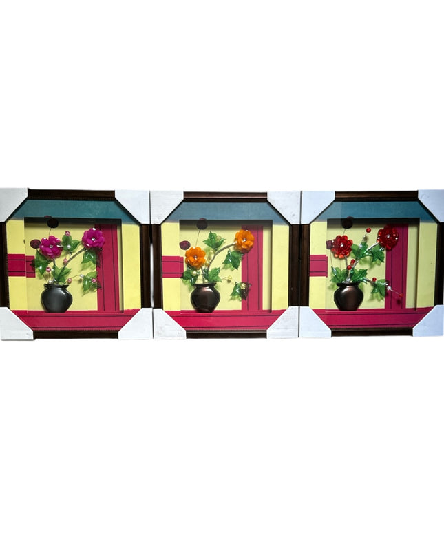 Tablou decorativ cu flori 34cm