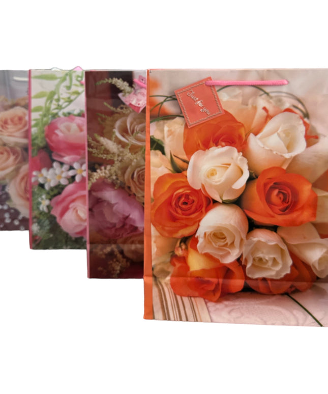 Pungă cadou Trandafiri 12/set 43cm