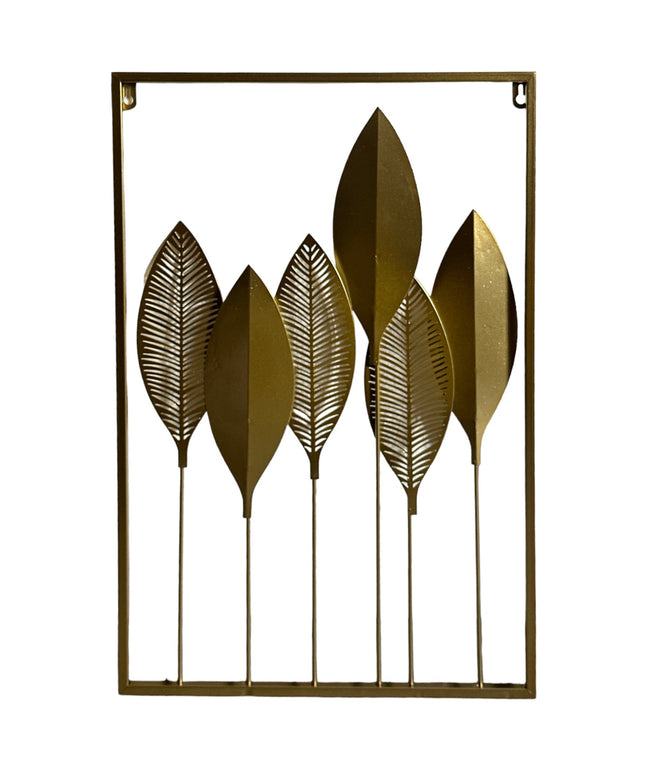 Tablou metalic de perete Frunze 60x40cm 910-8