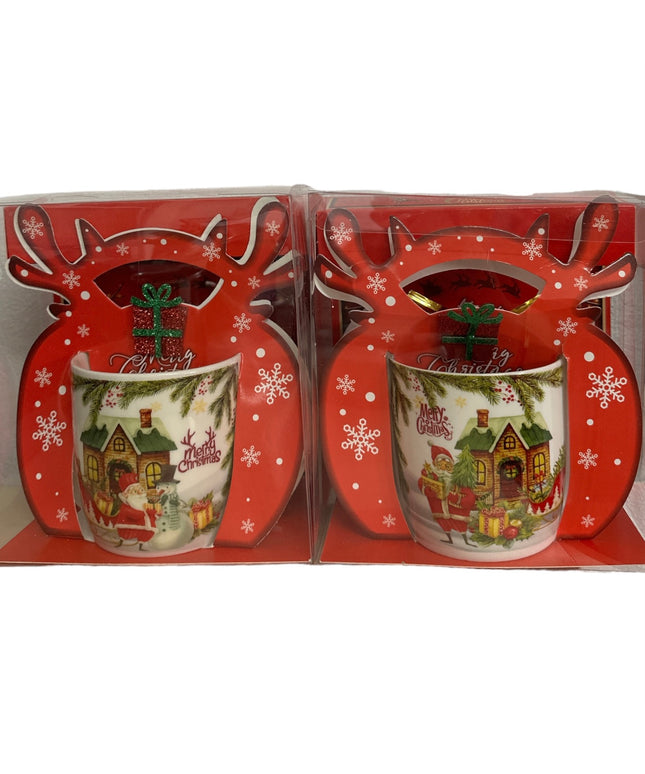 Set cadou Crăciun Cană cu ren ST206B