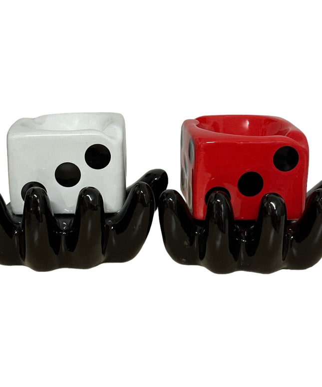 Scrumieră Mână cu zar 11cm