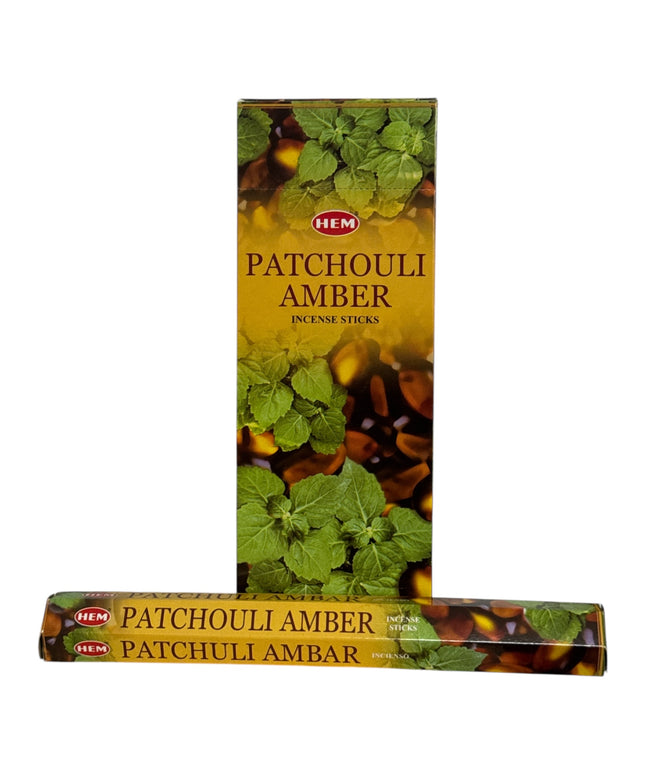 Bețișoare parfumate HEM 6/set PATCHOULI AMBER