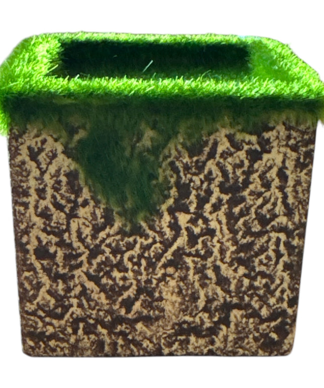 Ghiveci plin pentru aranjamente model Piatră 7x7cm