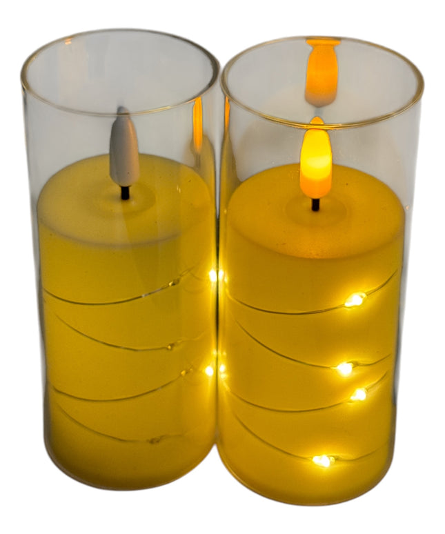 Lumânare LED cu baterii 12/set 12.5cm 1213-8