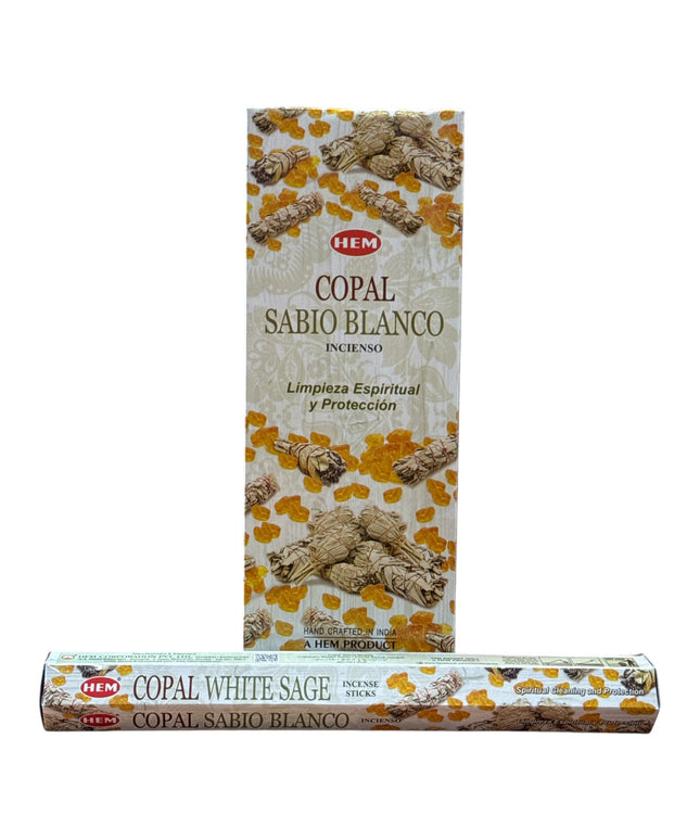 Bețișoare parfumate HEM 6/set COPAL WHITE SAGE
