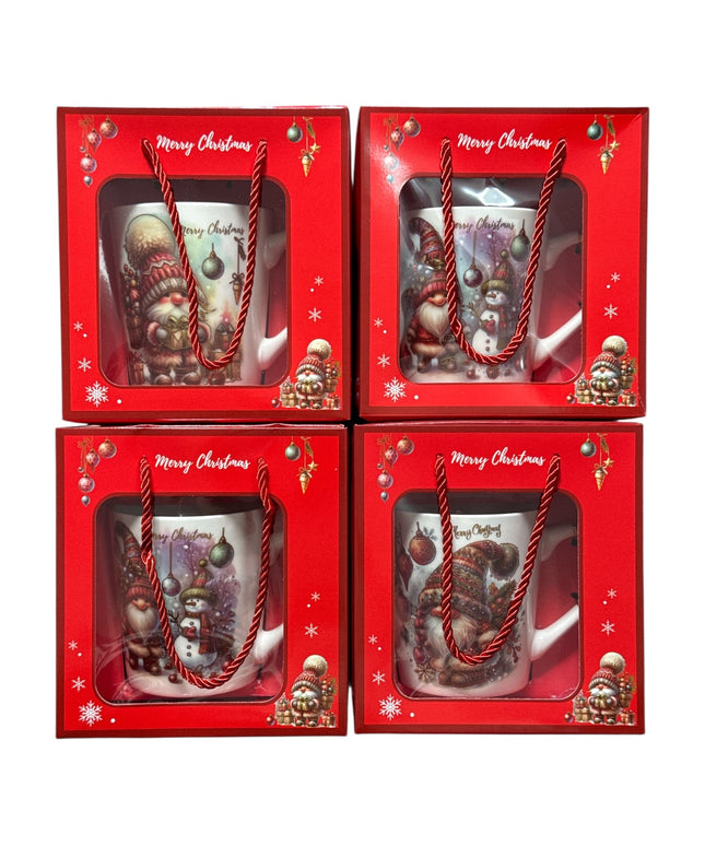 Set cadou cană Crăciun 500ml cu linguriță metal PV14B