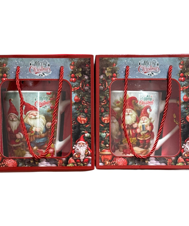 Set cadou cană Crăciun 500ml cu linguriță metal PV18B