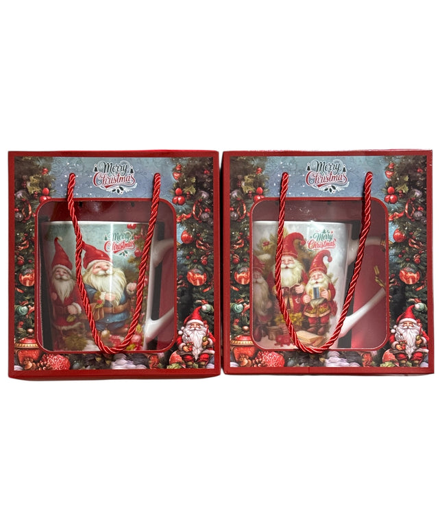 Set cadou cană Crăciun 500ml cu linguriță metal PV18B