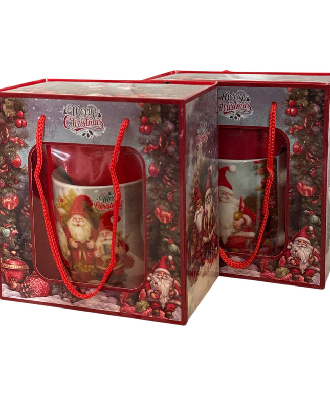 Set cadou cană cu linguriță Crăciun ZH277