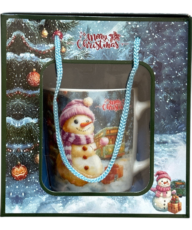 Set cadou cană cu linguriță Crăciun ZH278