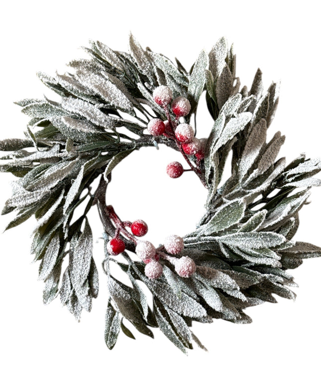 Coroniță ușă brad artificial 20cm