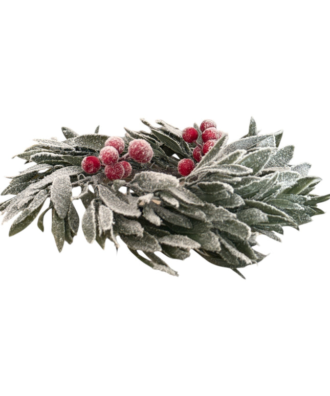 Coroniță ușă brad artificial 20cm