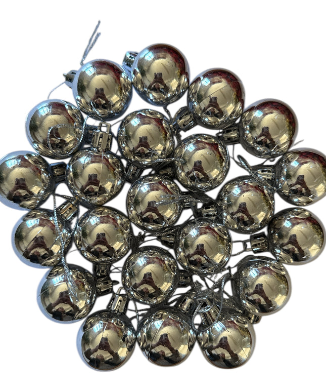 Globuri plastic 100/set 3x4cm