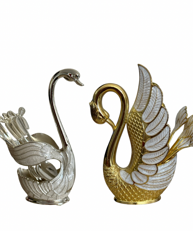 Suport Lebădă cu 6 lingurițe 15cm