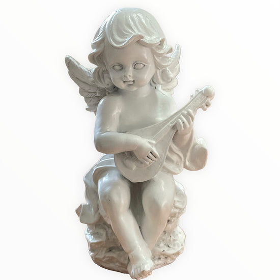 Statuie Înger muzicant 15cm