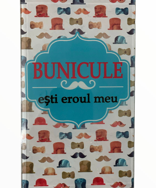 Tablou decorativ din sticlă cu mesaj pentru Bunic