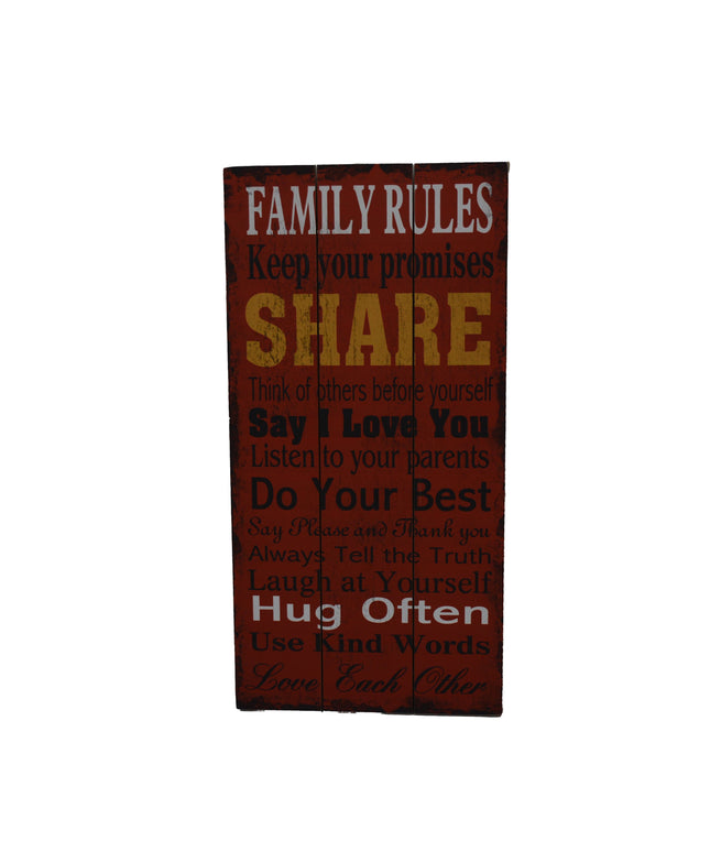 Tablou FAMILY RULES - Daimara