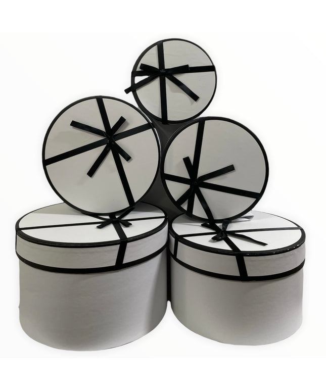Cutie cadou rotundă 5/set 25cm. 10395-6