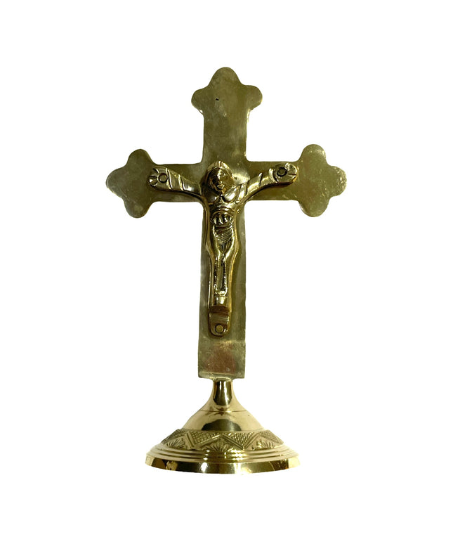 Cruce Alamă 22cm
