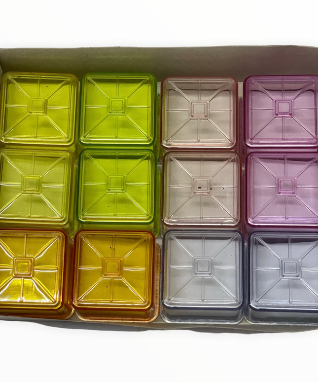 Cutie bijuterii color 12/set 4cm