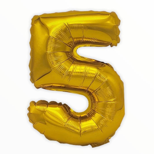 Balon 40cm cifra 5