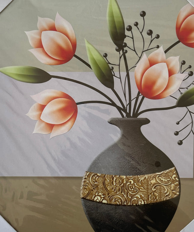 Tablou cu flori  24 x 24cm
