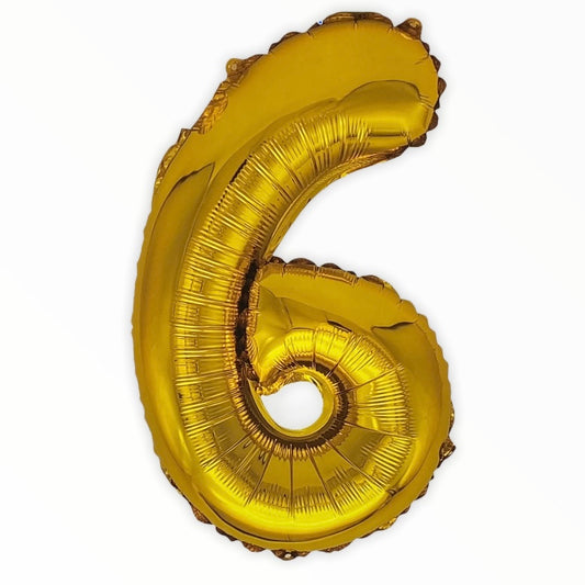 Balon 40cm cifra 6