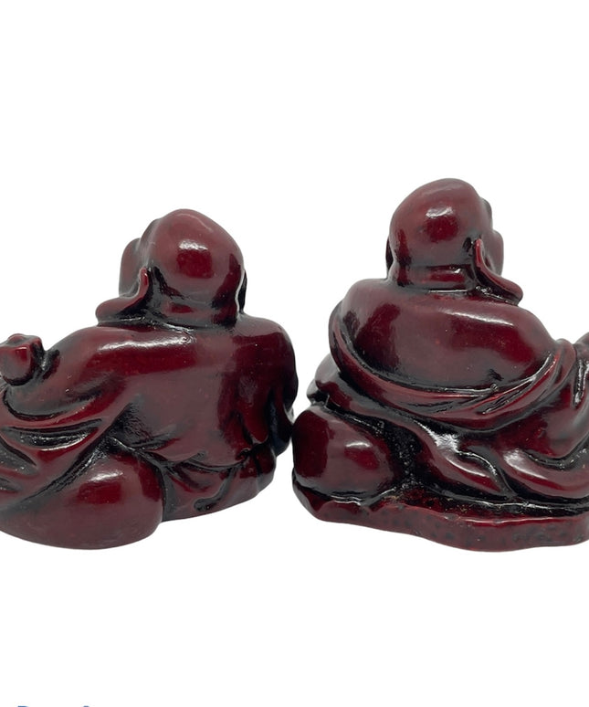 Buddha vesel rășină  2/set