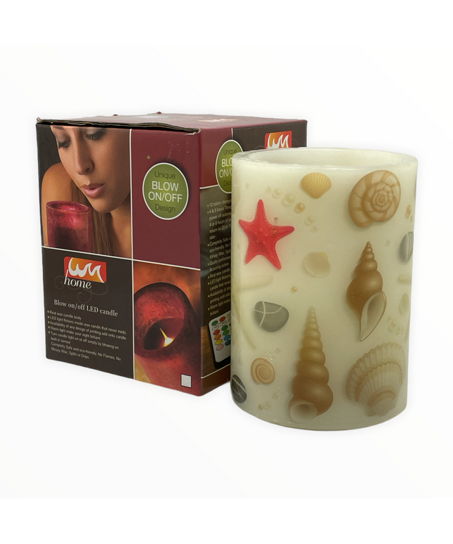 Lumânare Stea decorativă cu baterii 10cm