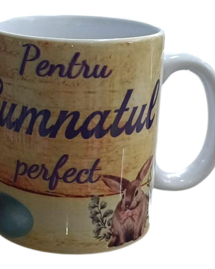 Cană Paște cu mesaj pentru Bărbați 330ml