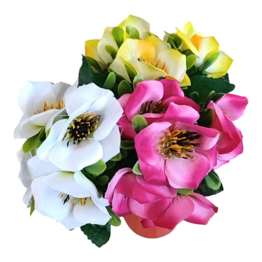 Buchet ornamental Flori artificiale 23cm 715-3