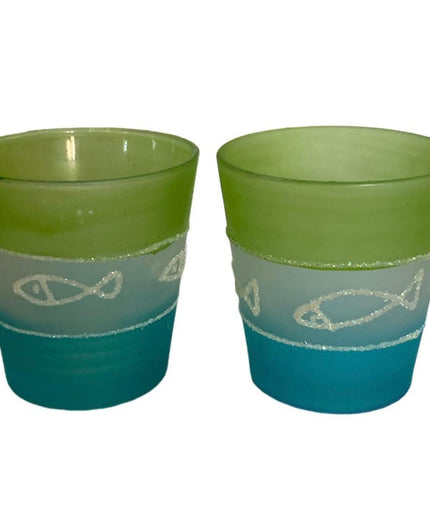 Pahare pentru lumânare 2/set  6cm