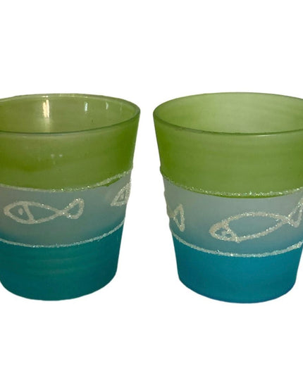 Pahare pentru lumânare 2/set  6cm