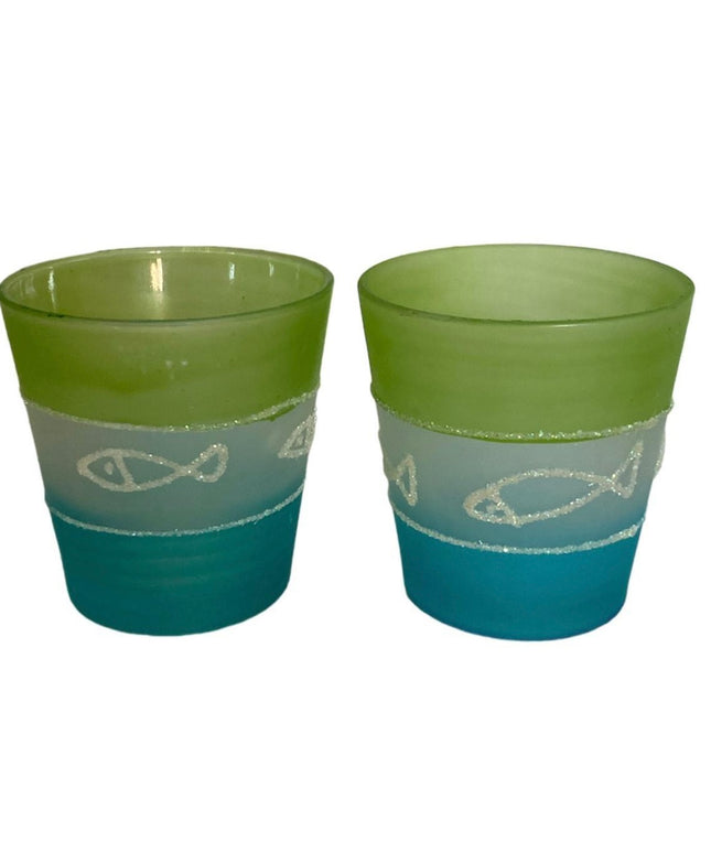 Pahare pentru lumânare 2/set  6cm