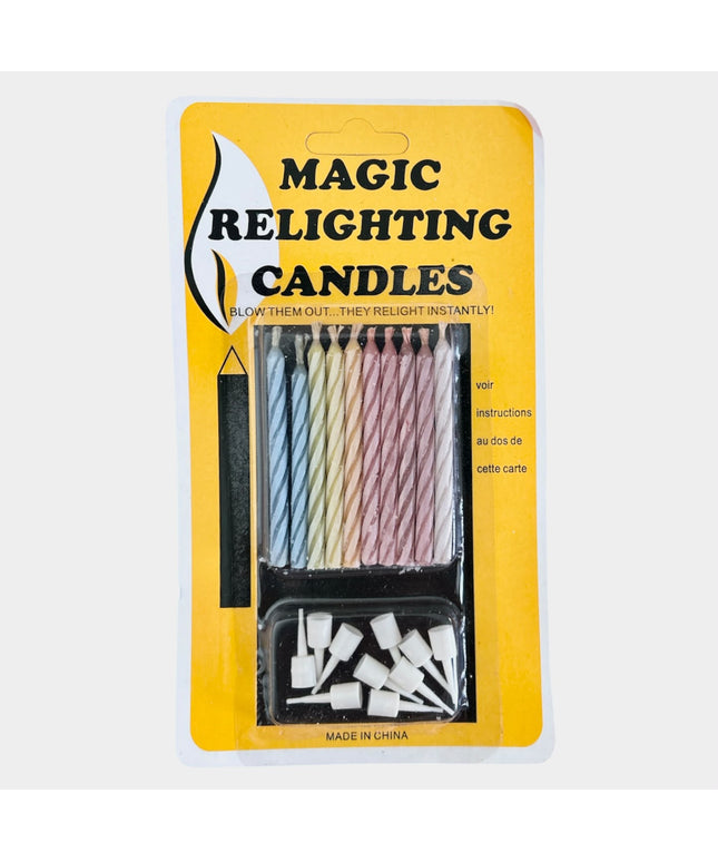 Lumânări magice care se reaprind – Magic Relighting Candles