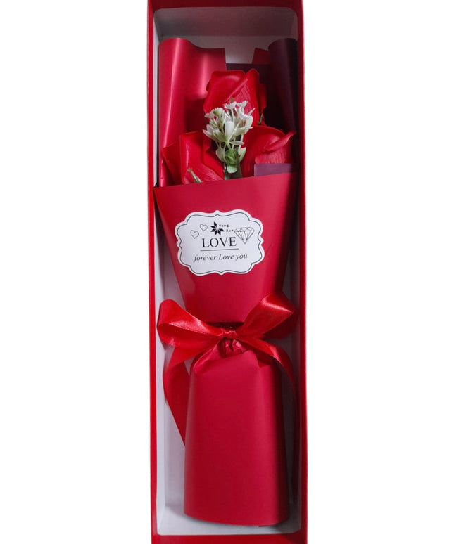 Buchet ornamental Trandafiri în cutie cadou 804-10