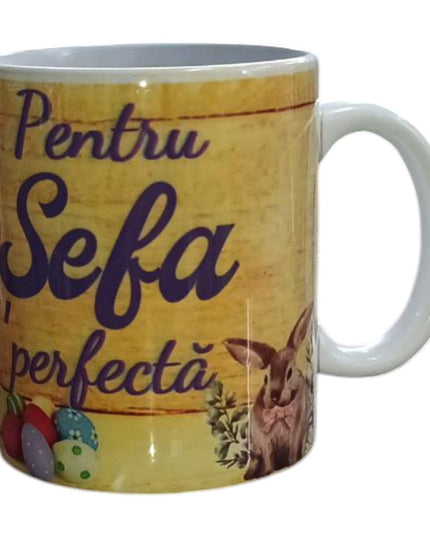 Cană Paște cu mesaj pentru Femei 330ml