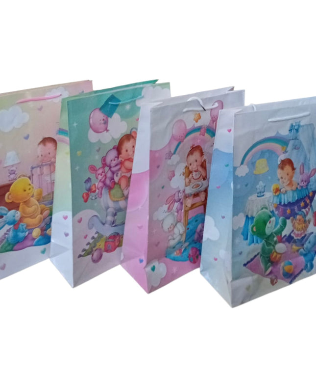 Pungă cadou model Baby 12/set 44x32cm