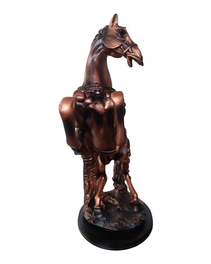 Statuetă Cal Cabrat Decorat  54cm