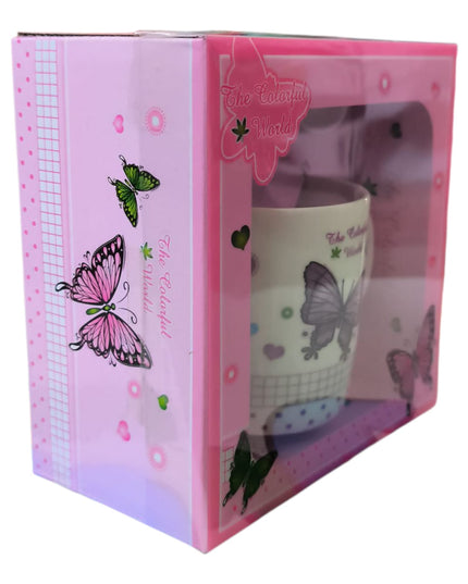 Set cadou cană cu linguriță HK118