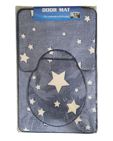 Set covorașe baie 3 piese fluorescente 78x49cm,cod1104-8