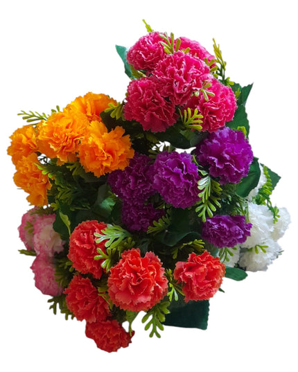 Buchet ornamental Garofițe 20cm w013616-8