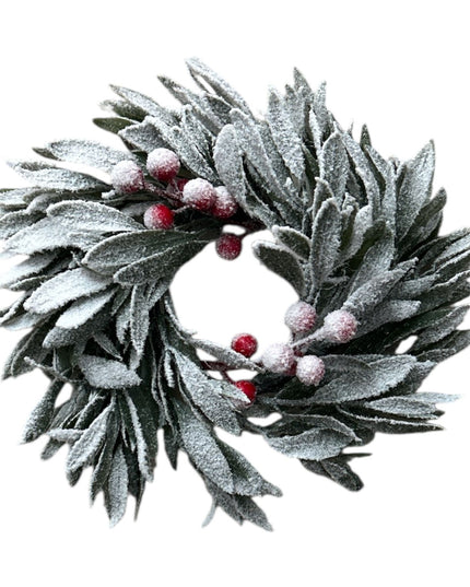 Coroniță ușă brad artificial 20cm