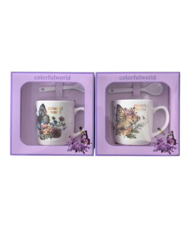 Set cadou cană cu linguriță AT191