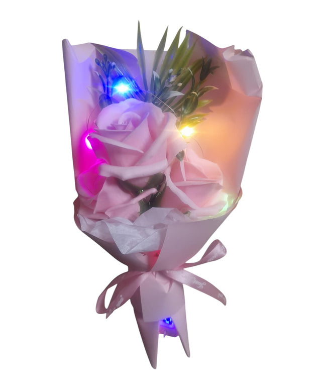 Buchet decorativ Trandafiri cu lumini 804-21