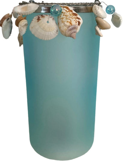 Vază cu lumini și scoici  18cm