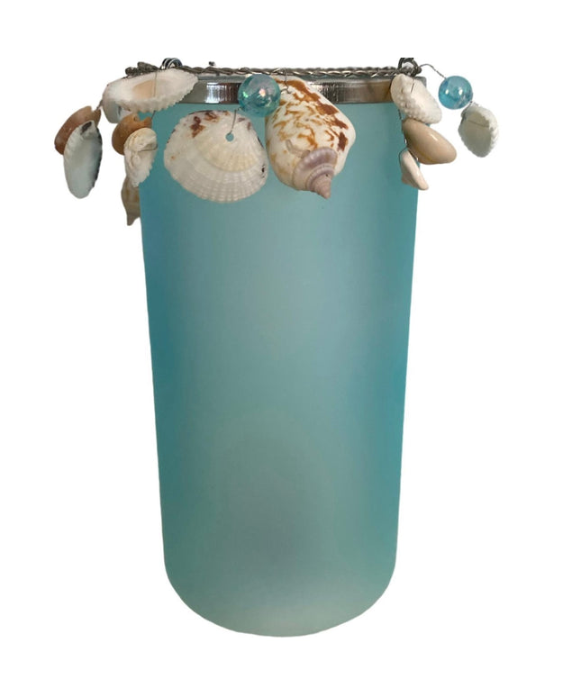 Vază cu lumini și scoici  18cm