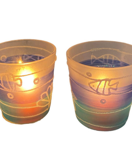 Pahare pentru lumânare 2/set 7cm