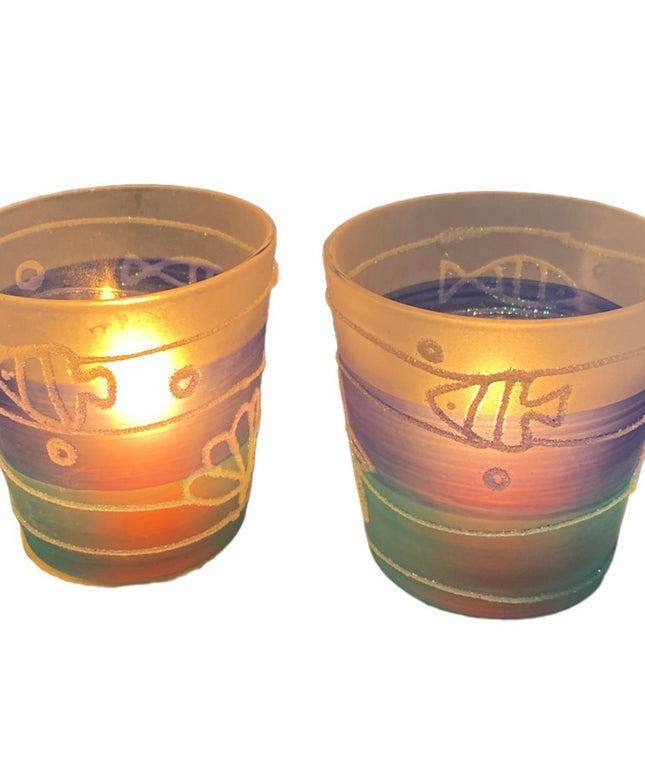 Pahare pentru lumânare 2/set 7cm