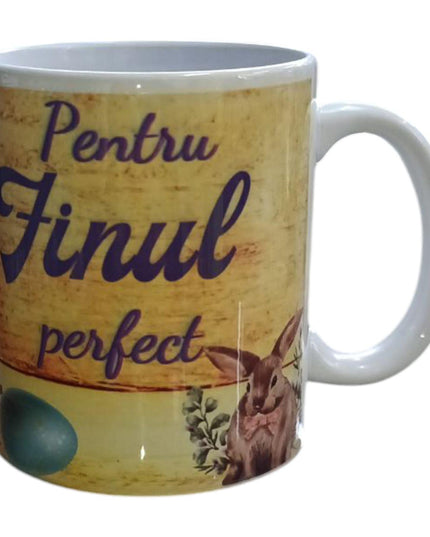 Cană Paște cu mesaj pentru Bărbați 330ml